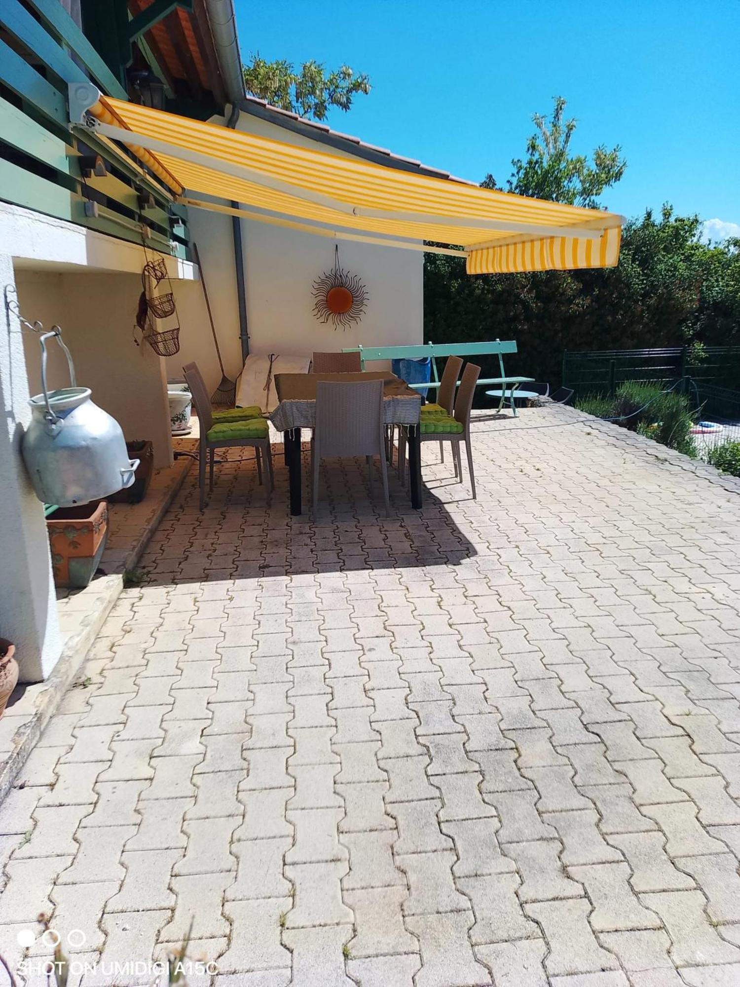Maison Paisible A Veyras Avec Piscine Privee Et Vue Montagne Exteriér fotografie