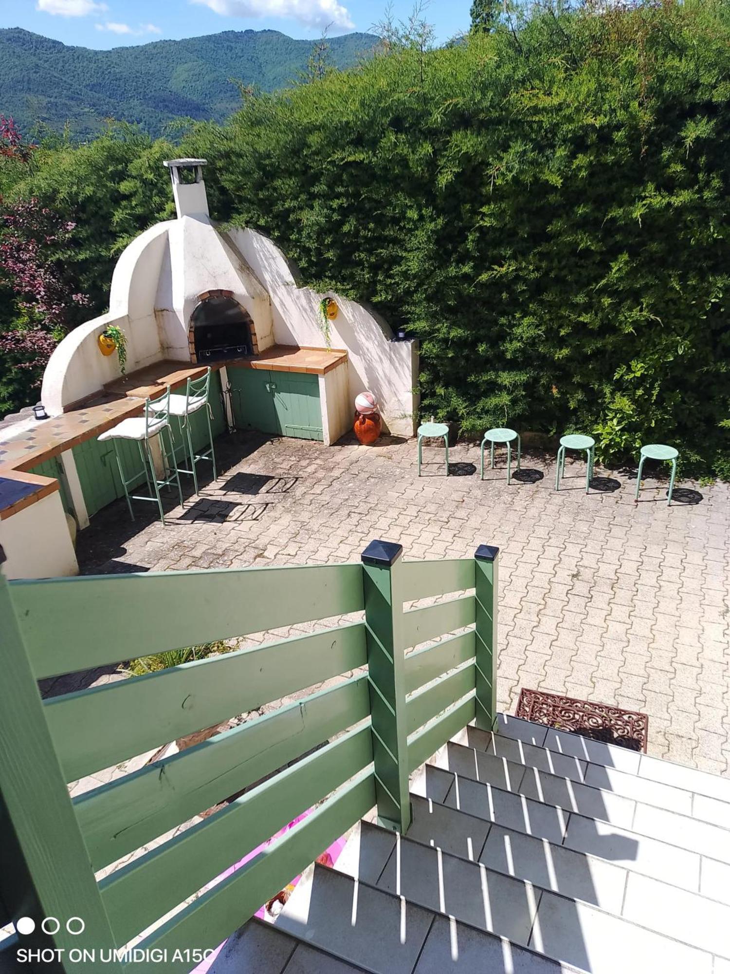 Maison Paisible A Veyras Avec Piscine Privee Et Vue Montagne Exteriér fotografie